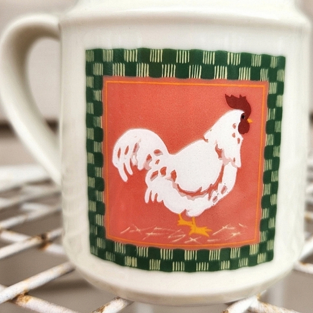 Vintage Crowning Touch Collection Ceramic Rooster Creamer Pitcher - Picture 2 of 6